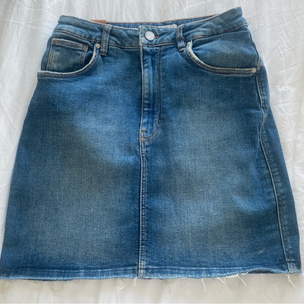 H&M Denim short Pencil Skirt